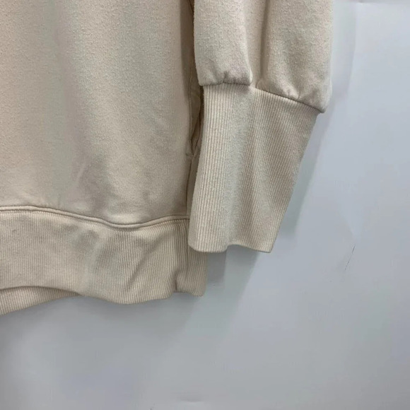 Athleta Women's Balance Cinch Turtleneck Sweatshirt in Chantilly Cream Size S - Picture 5 of 11